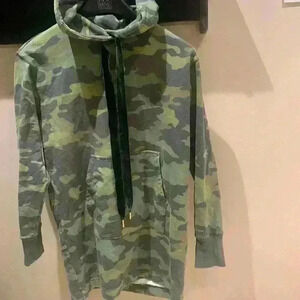 Army long hoodie size S